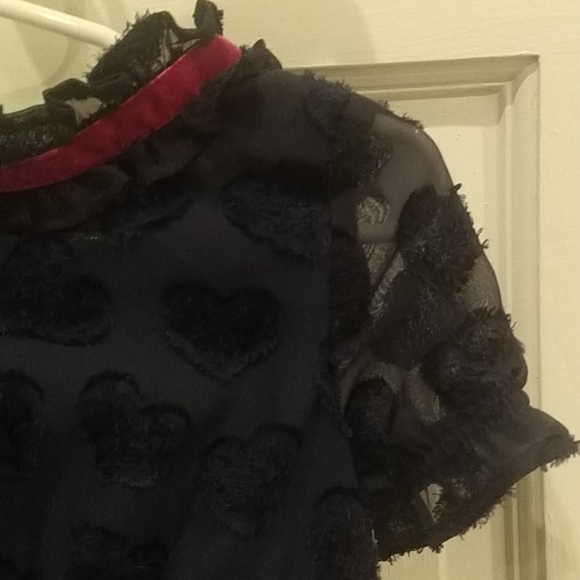 NWT Oshkosh Nightfall Blue Heart Dress - Picture 3 of 4